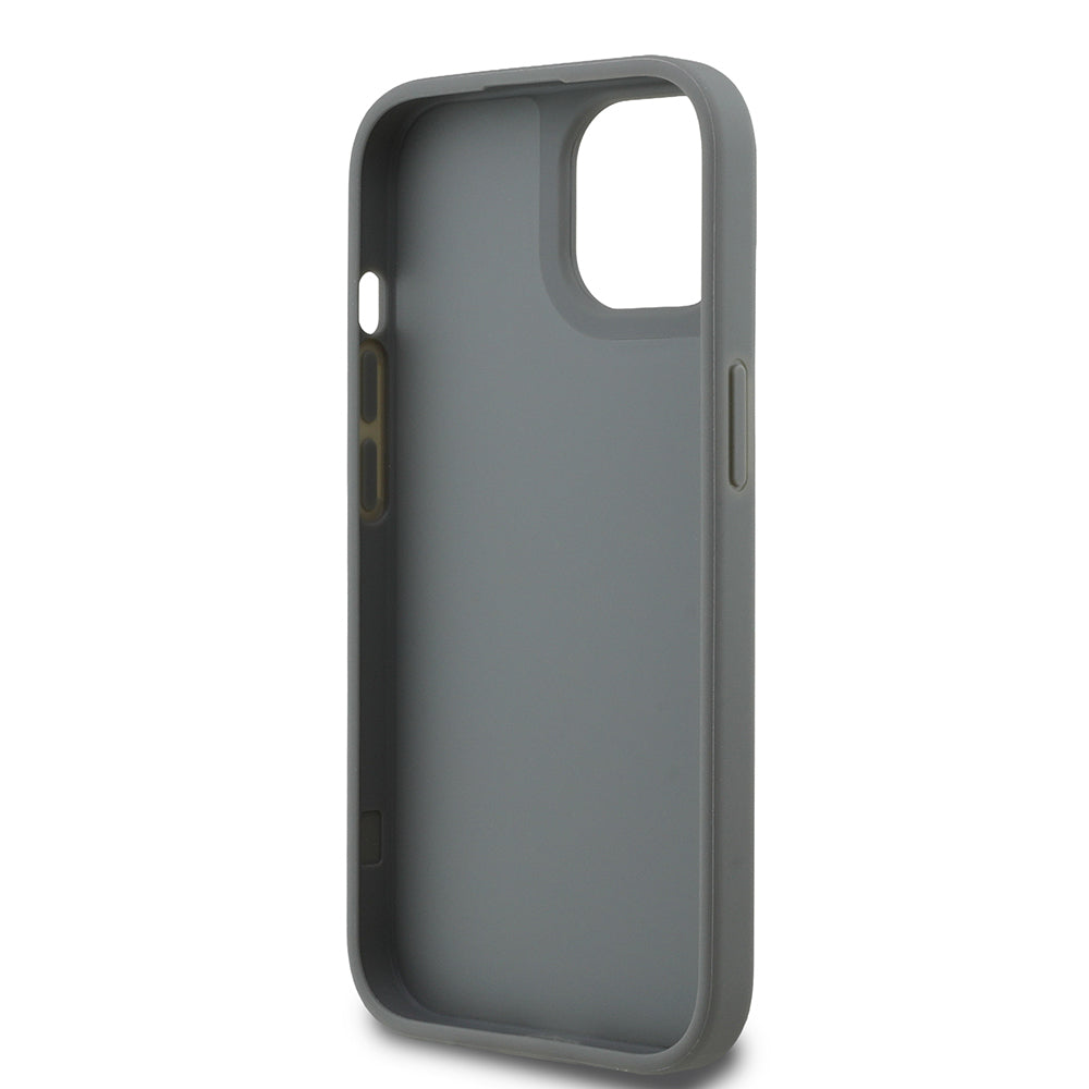 Guess iPhone 14 Orjinal Lisanslı Taşlı Arka Yüzey Üçgen Logolu Telefon Kılıfı