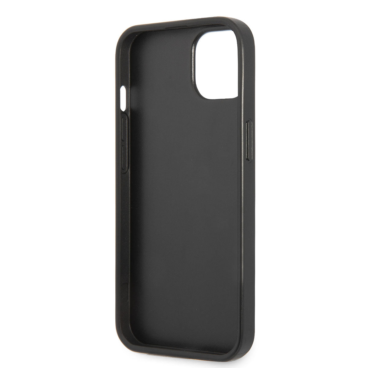 Guess iPhone 14 PU Safran Deri Üçgen Logo Dizayn Telefon Kılıfı - 3