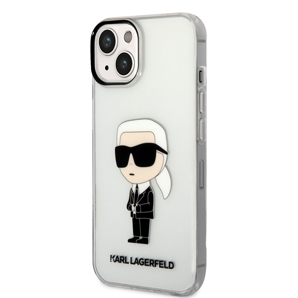 Karl Lagerfeld iPhone 14 Kılıf Transparan İkonik Karl Dizayn Telefon Kılıfı - 2