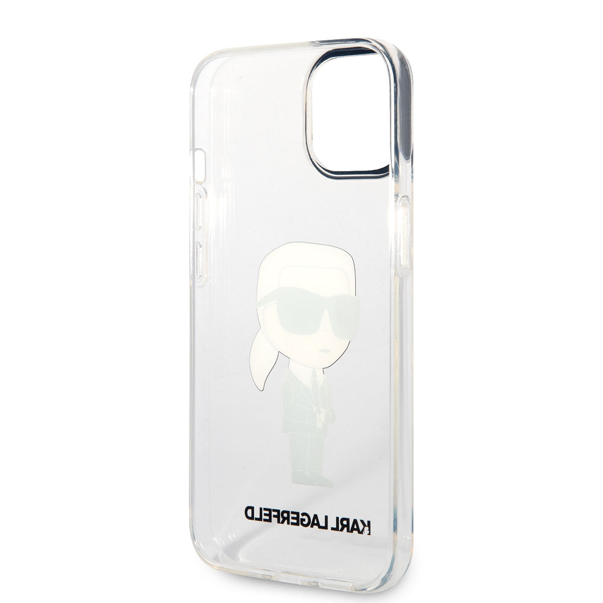 Karl Lagerfeld iPhone 14 Kılıf Transparan İkonik Karl Dizayn Telefon Kılıfı - 6