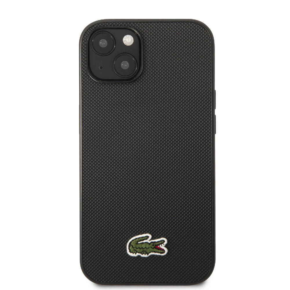 Lacoste iPhone 14 Orjinal Lisanslı PU Pike Desenli Arka Yüzey İkonik Timsah Dokuma Logolu Telefon Kılıfı - 3