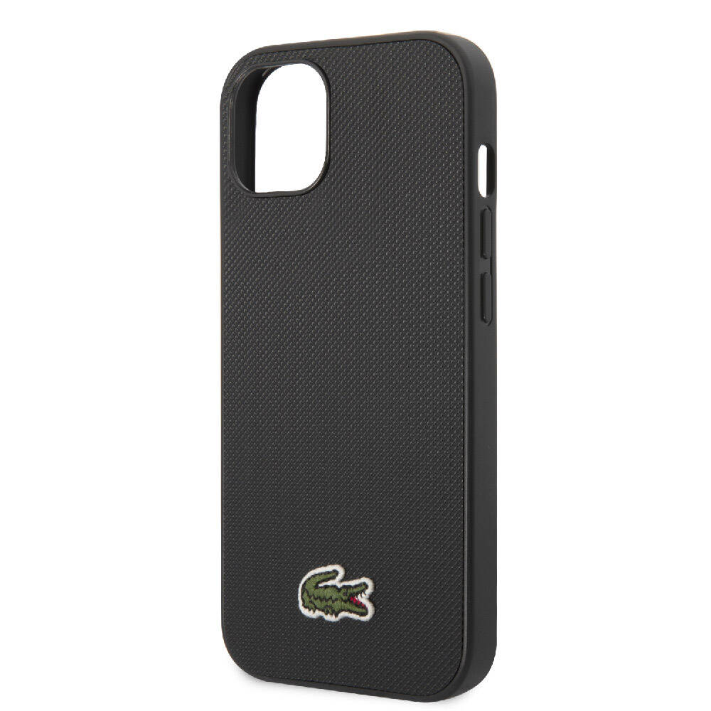 Lacoste iPhone 14 Orjinal Lisanslı PU Pike Desenli Arka Yüzey İkonik Timsah Dokuma Logolu Telefon Kılıfı - 6