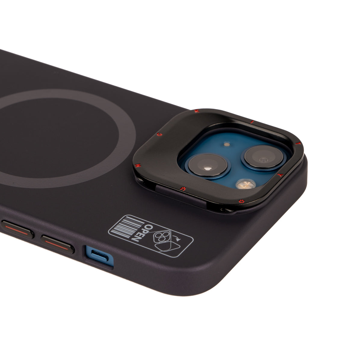 YoungKit Hermit Bracket Serisi iPhone 14 Magsafe Şarj Özellikli Standlı Telefon Kılıfı - 7