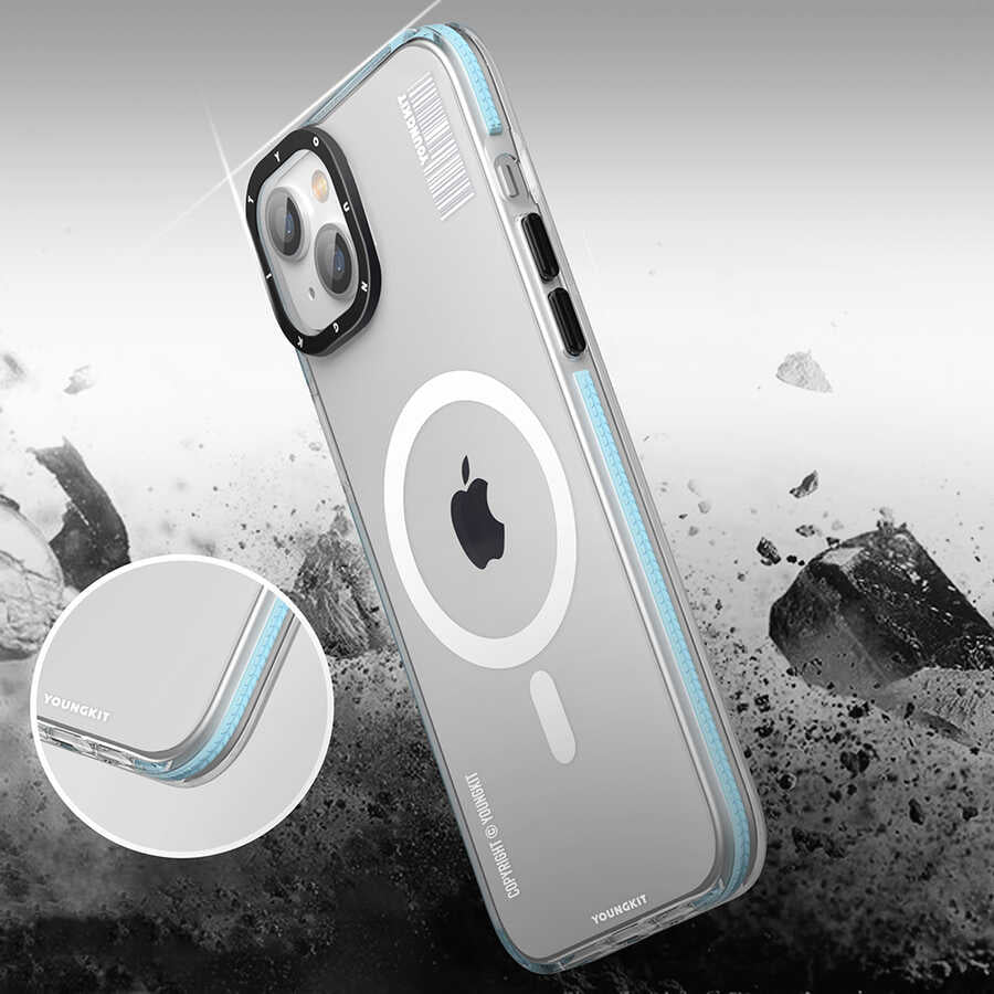 YoungKit Exquisite Serisi iPhone 14 Magsafe Şarj Özellikli Telefon Kılıfı - 4