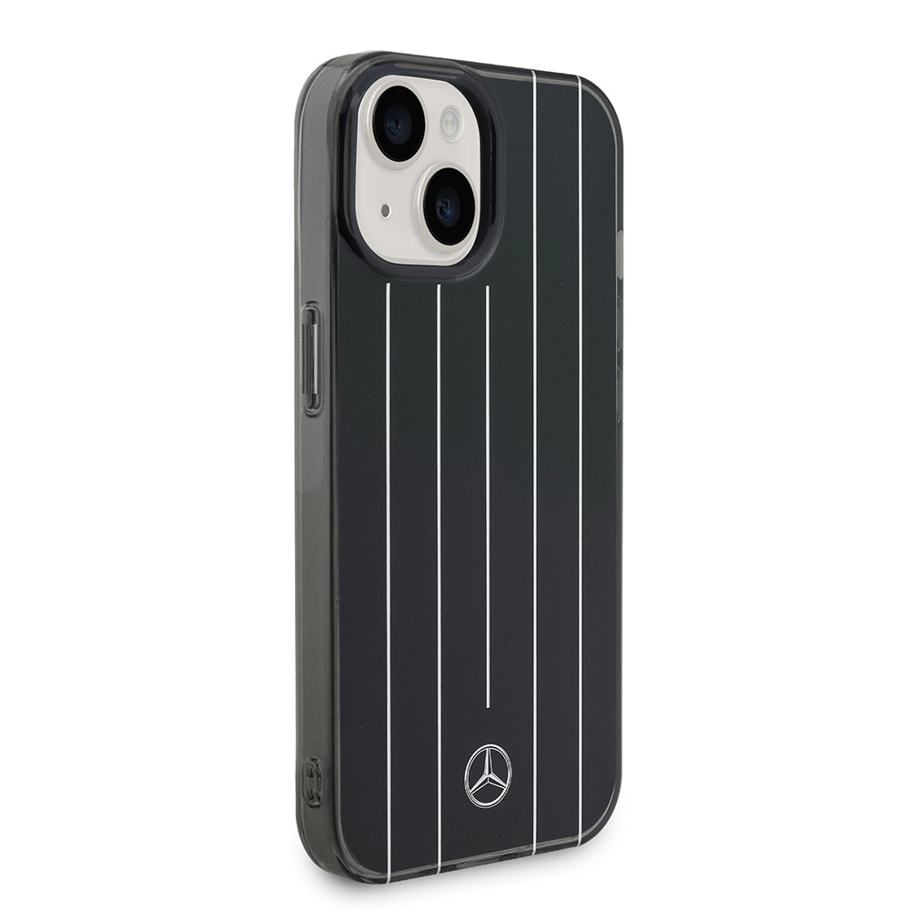 Mercedes Benz iPhone 14 Orjinal Lisanslı New Urban 3 Sert PC Paralel Çizgi Desenli Kılıf