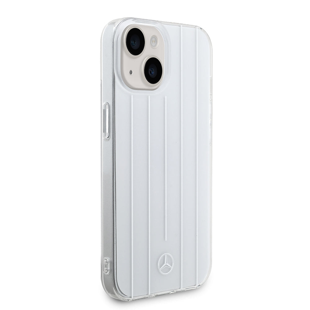 Mercedes Benz iPhone 14 Orjinal Lisanslı New Urban 3 Sert PC Paralel Çizgi Desenli Kılıf