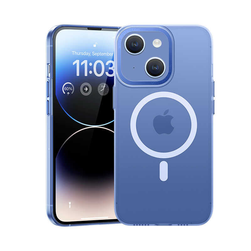 Benks Magnetik Haze iPhone 14 Kablosuz Şarj Destekli Telefon Kılıfı - 9
