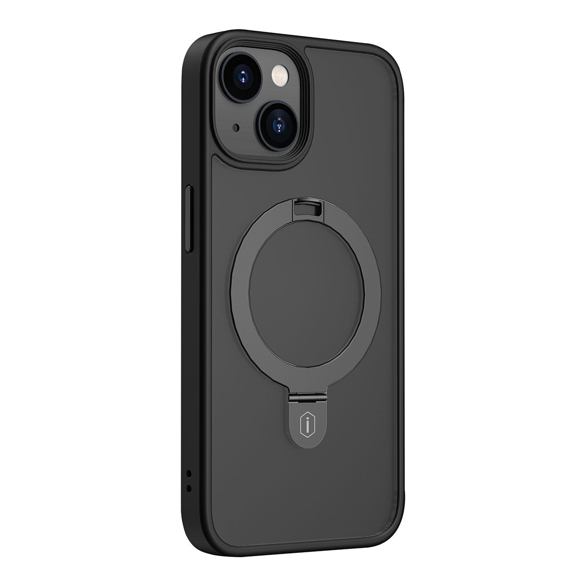 Wiwu ZMM-010 iPhone 14 Kılıf M-safe Şarj Özellikli Parmak İzi Bırakmayan Mat Transparan Standlı Telefon Kılıfı - 13