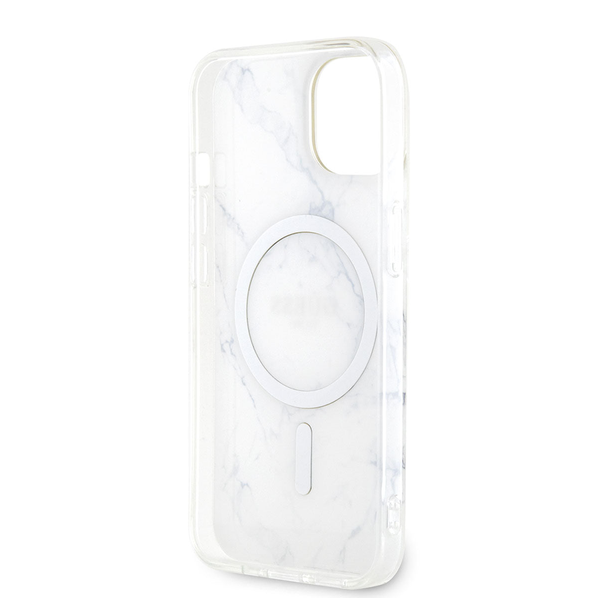 Guess iPhone 14 Plus Magsafe Şarj Özellikli Mermer Desenli Telefon Kılıfı - 6