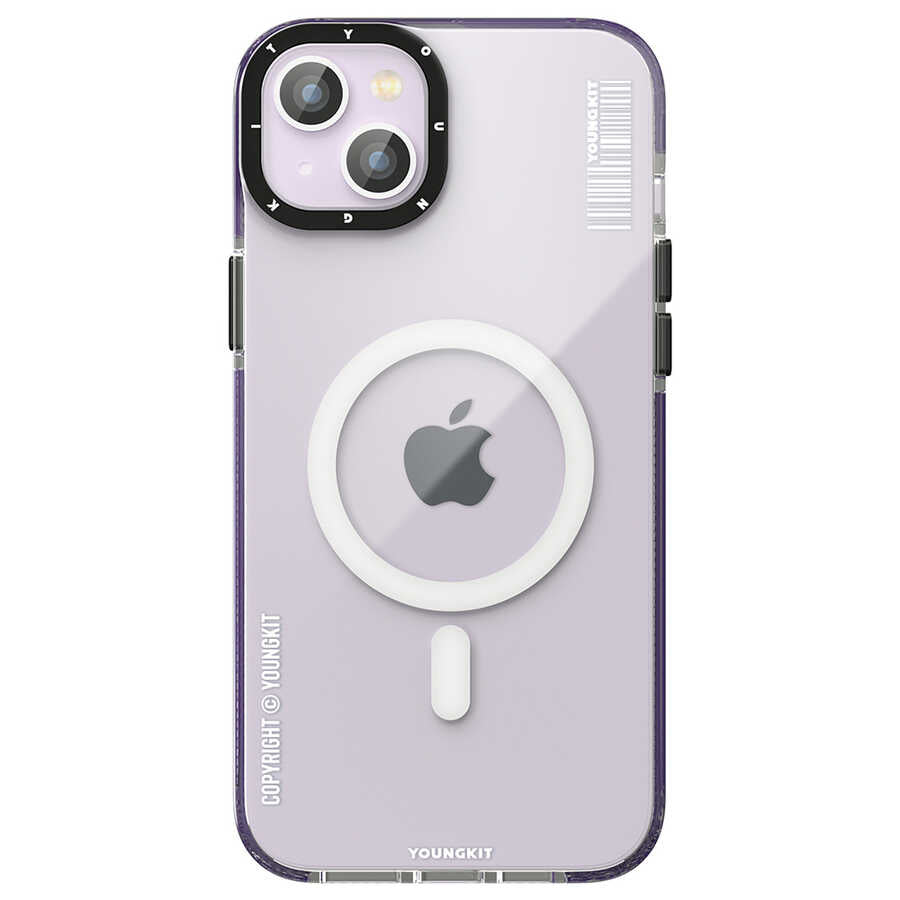 YoungKit Exquisite Serisi iPhone 14 Plus Magsafe Şarj Özellikli Telefon Kılıfı - 9