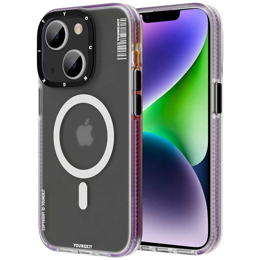 Youngkit Jane Sand Serisi iPhone 14 Plus Magsafe Şarj Özellikli Telefon Kılıfı - 8