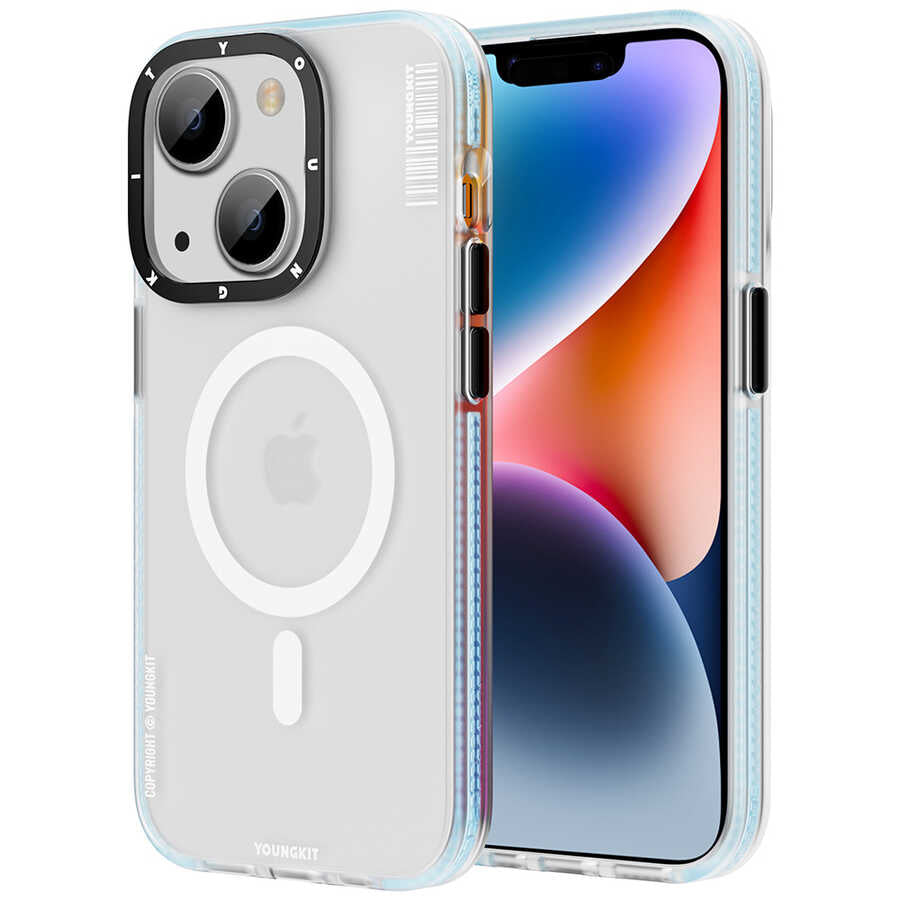 Youngkit Jane Sand Serisi iPhone 14 Plus Magsafe Şarj Özellikli Telefon Kılıfı - 9