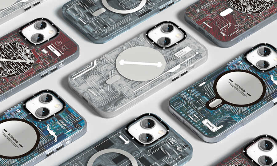 YoungKit Technology Serisi iPhone 14 Plus Magsafe Şarj Özellikli Telefon Kılıfı - 17