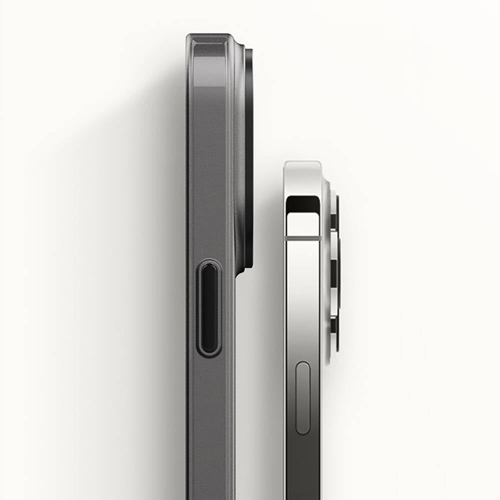 Recci Glaze Serisi iPhone 14 Plus Metal Kamera Çerçeveli Kılıf
