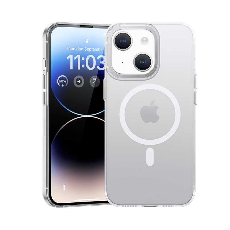 Benks Magnetik Haze iPhone 14 Plus Kablosuz Şarj Destekli Telefon Kılıfı - 9