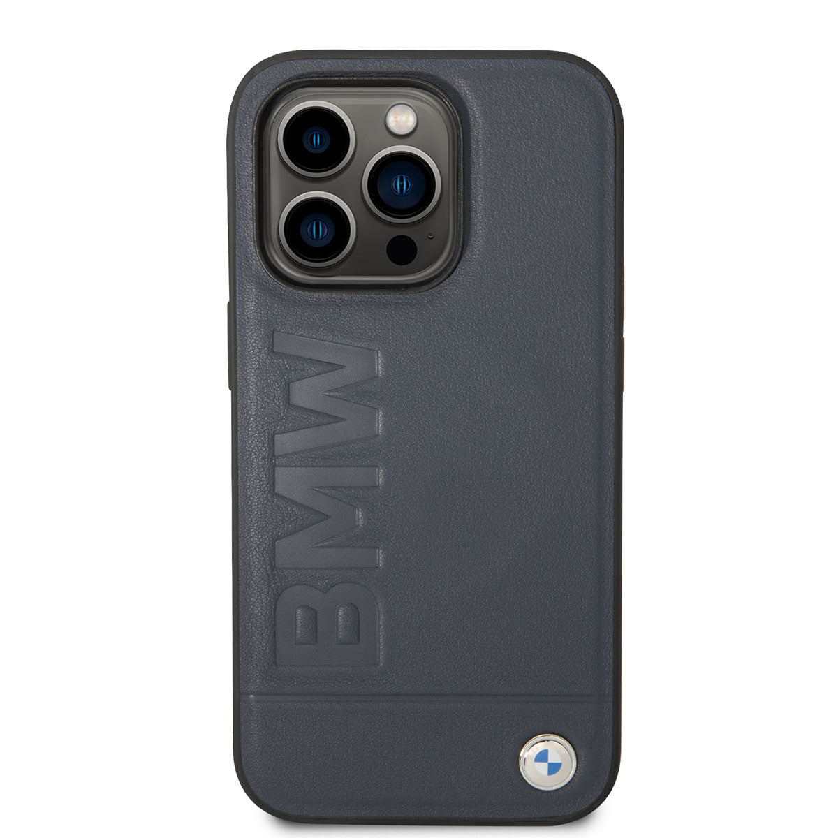 BMW Apple iPhone 14 Pro Magsafe Şarj Özellikli Deri Sıcak Mühür Baskılı Logo Dizayn Telefon Kılıfı - 5