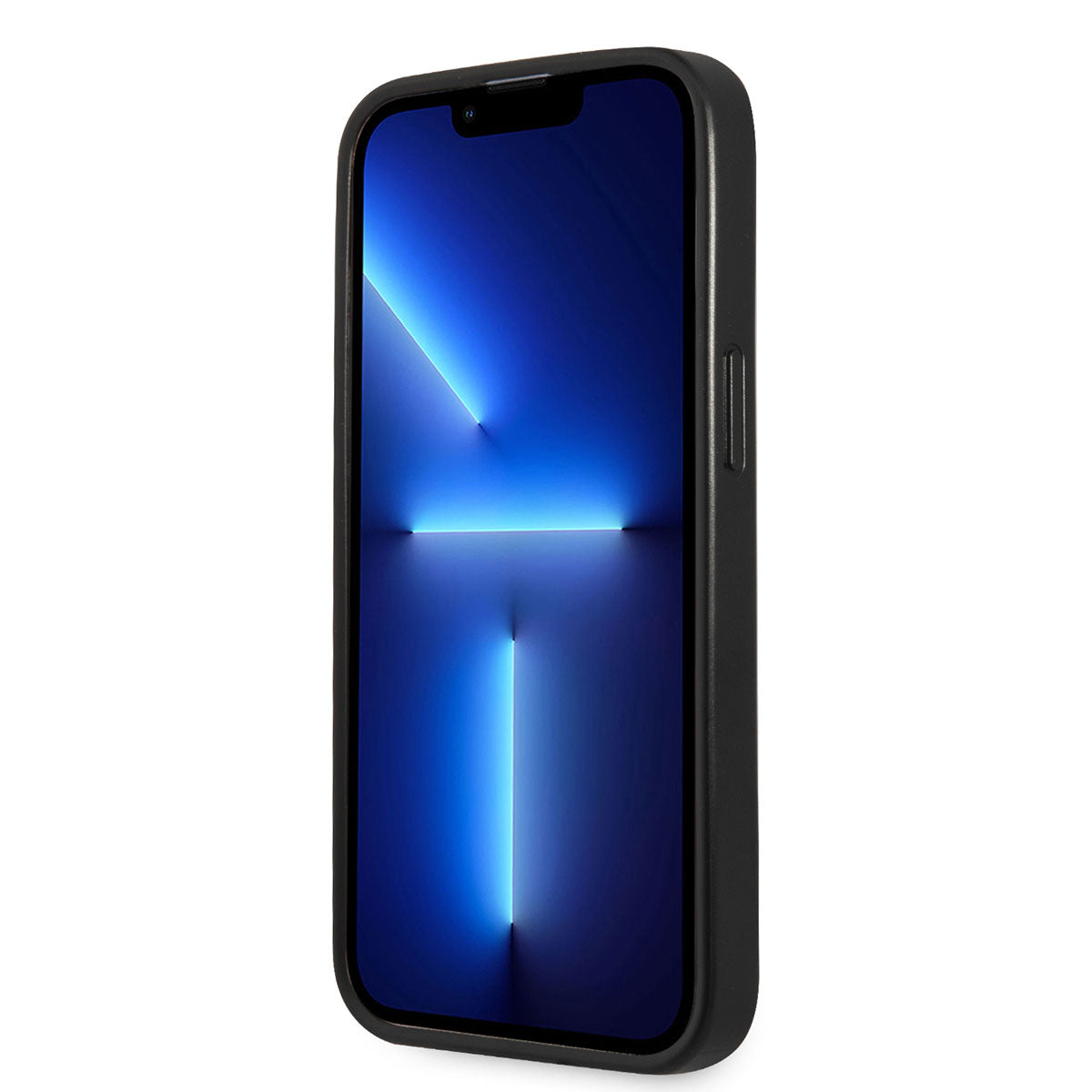 Guess iPhone 14 Pro PU Safran Deri Üçgen Logo Dizayn Telefon Kılıfı - 11