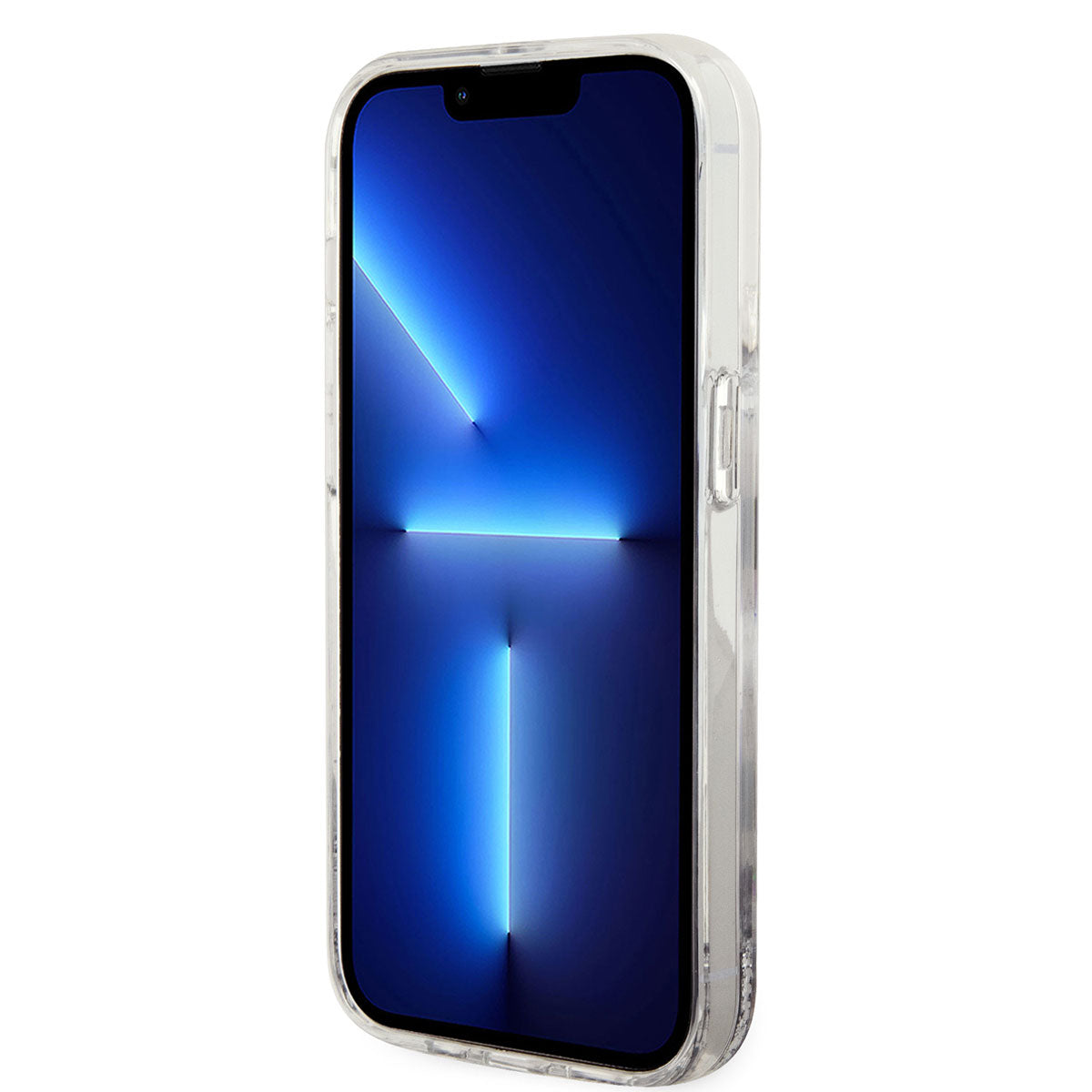 Karl Lagerfeld iPhone 14 Pro Kılıf Sıvılı Simli Choupette Dizayn Telefon Kılıfı - 4