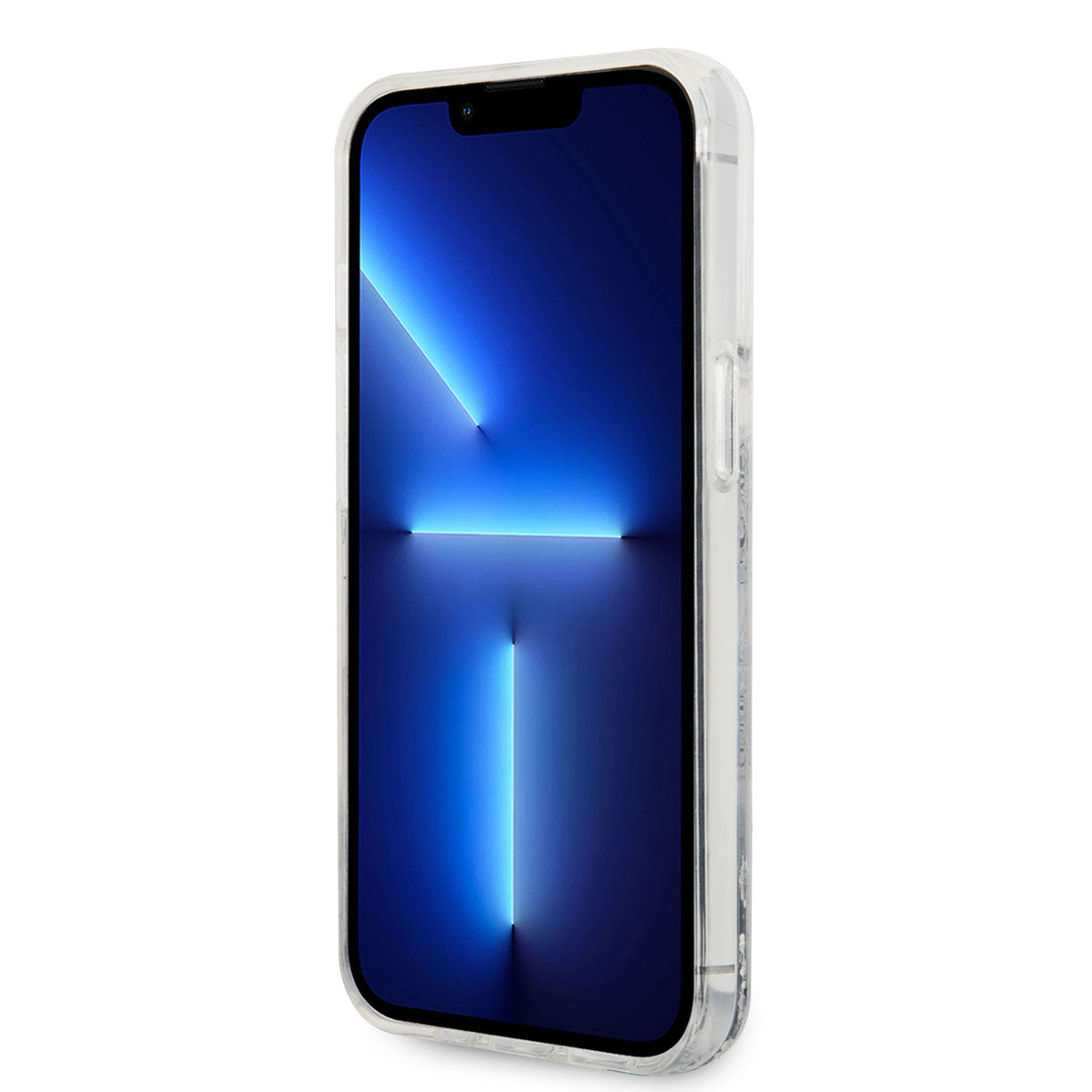 Karl Lagerfeld iPhone 14 Pro Kılıf Sıvılı Simli Dizayn Telefon Kılıfı - 7