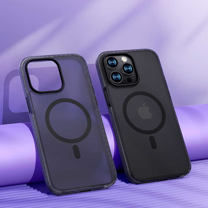 Benks Icesand iPhone 14 Pro Kılıf Kenarları Silikon Airbagli Mat Arka Yüzey Telefon Kılıfı - 7