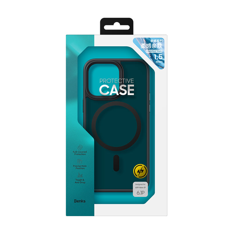 Benks Mist Hybrid iPhone 14 Pro Kılıf M-safe Şarj Özellikli Telefon Kılıfı - 2
