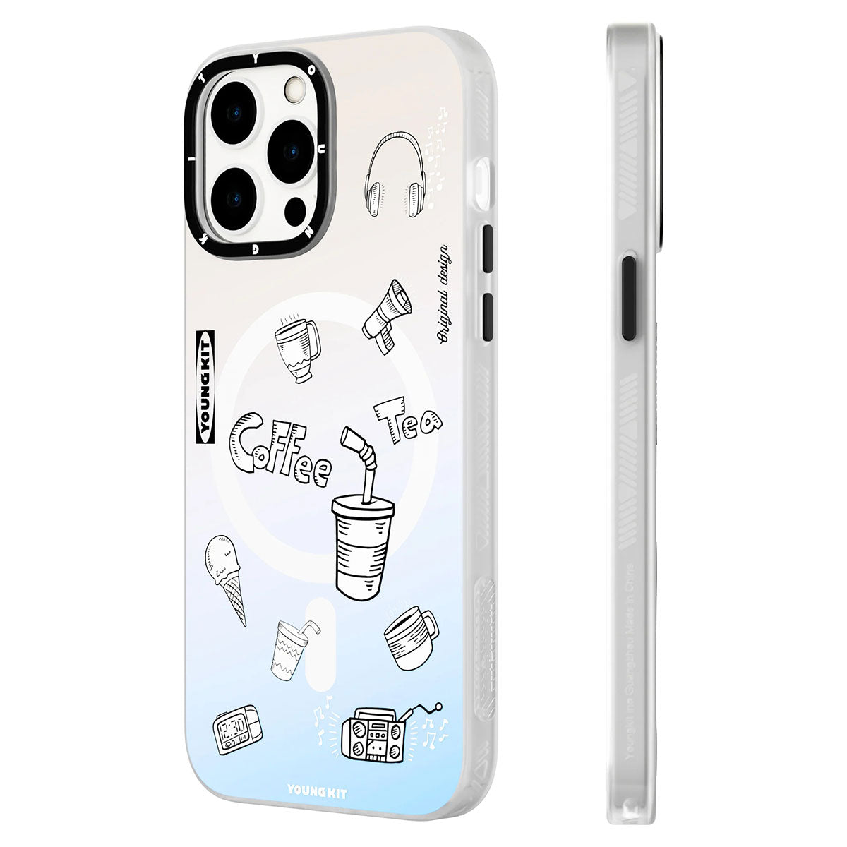 Youngkit Plaything Serisi iPhone 14 Pro Magsafe Şarj Özellikli Desenli Telefon Kılıfı - 7