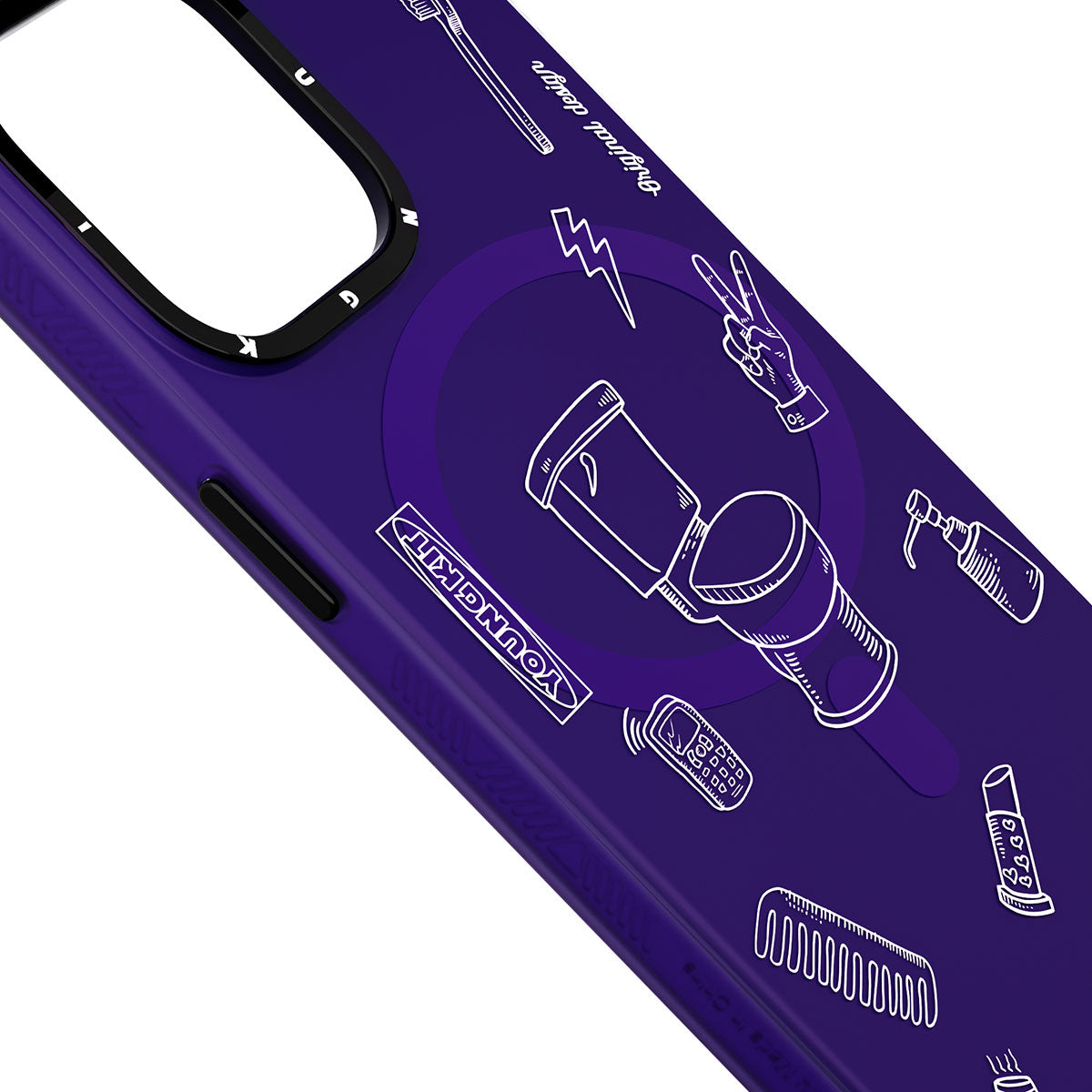 Youngkit Plaything Serisi iPhone 14 Pro Magsafe Şarj Özellikli Desenli Telefon Kılıfı - 6