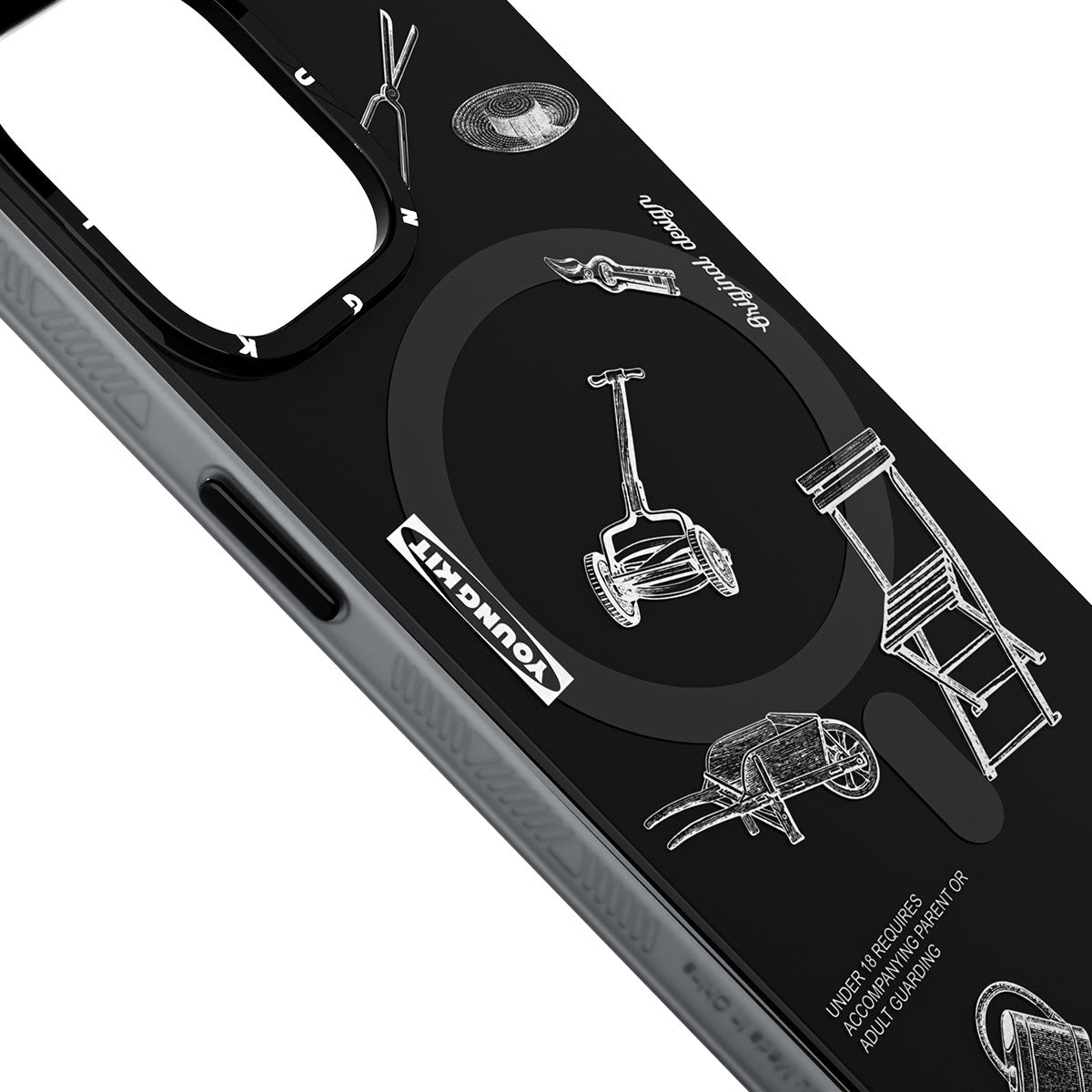 Youngkit Plaything Serisi iPhone 14 Pro Magsafe Şarj Özellikli Desenli Telefon Kılıfı - 3