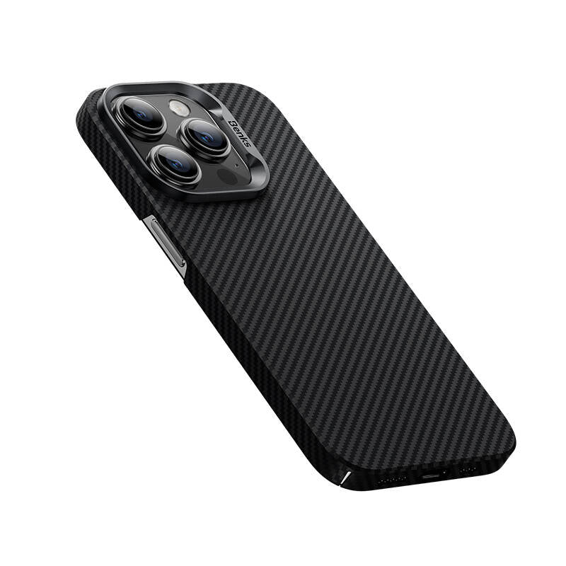 Benks MFM iPhone 14 Pro M-safe Şarj Özellikli Karbon Fiber Lisanslı 600D Essential Kevlar Kılıf