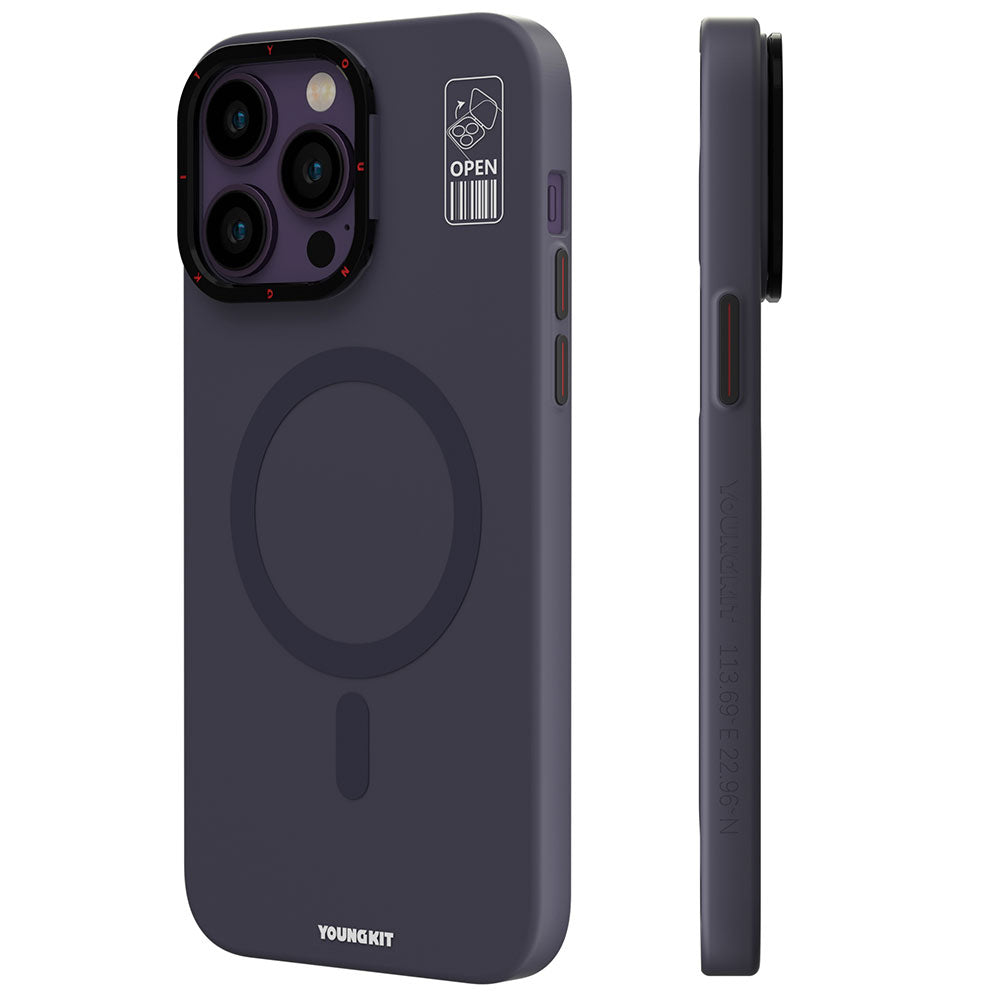 YoungKit Hermit Bracket Serisi iPhone 14 Pro Magsafe Şarj Özellikli Standlı Telefon Kılıfı - 8
