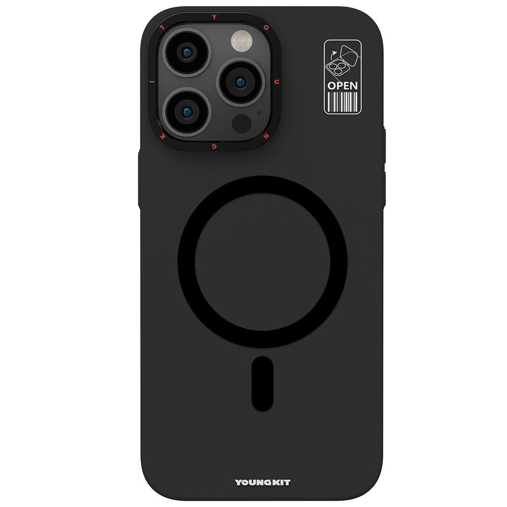 YoungKit Hermit Bracket Serisi iPhone 14 Pro Magsafe Şarj Özellikli Standlı Telefon Kılıfı - 5