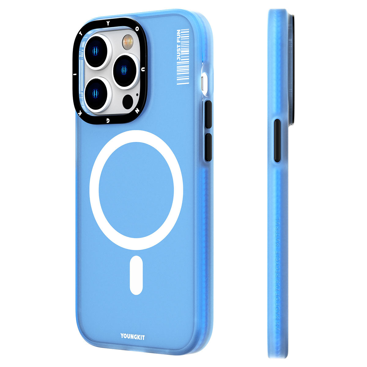 Youngkit Colored Sand Serisi iPhone 14 Pro Magsafe Şarj Özellikli Telefon Kılıfı - 8