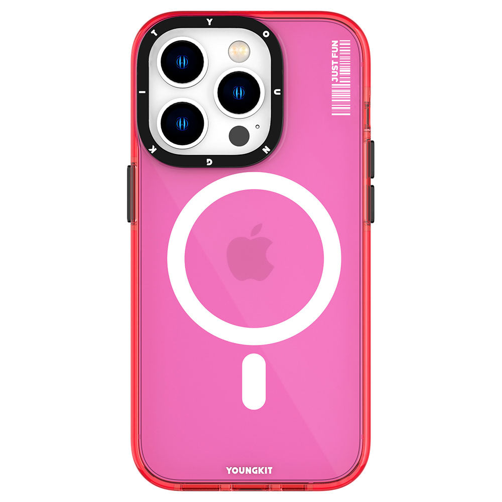 YoungKit Crystal Color Serisi iPhone 14 Pro Magsafe Şarj Özellikli Telefon Kılıfı - 7