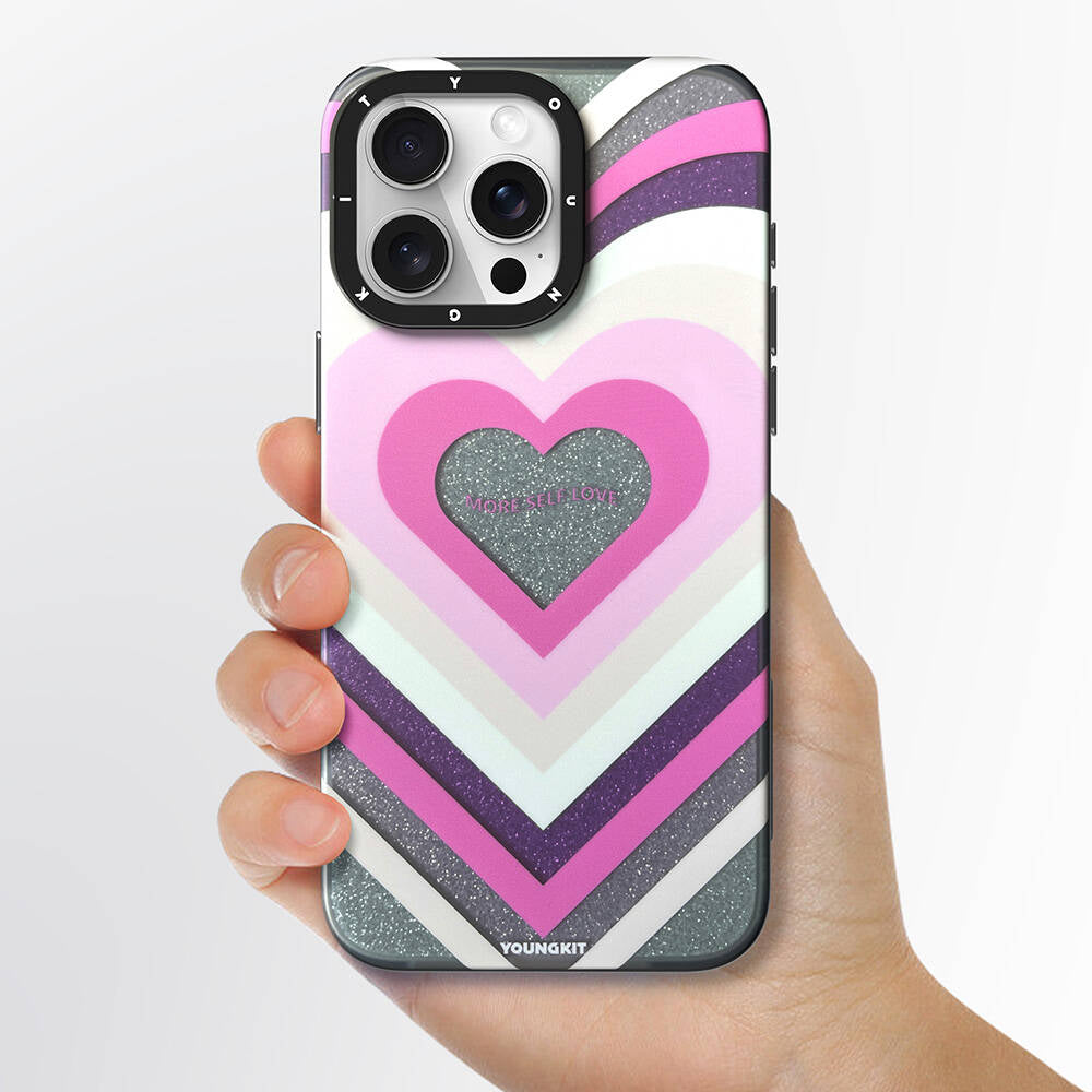 Youngkit Star Dazzle Serisi iPhone 14 Pro M-safe Şarj Özellikli Kılıf
