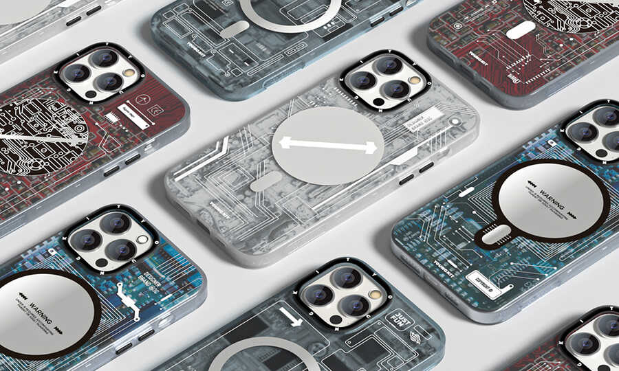 YoungKit Technology Serisi iPhone 14 Pro Magsafe Şarj Özellikli Telefon Kılıfı - 18