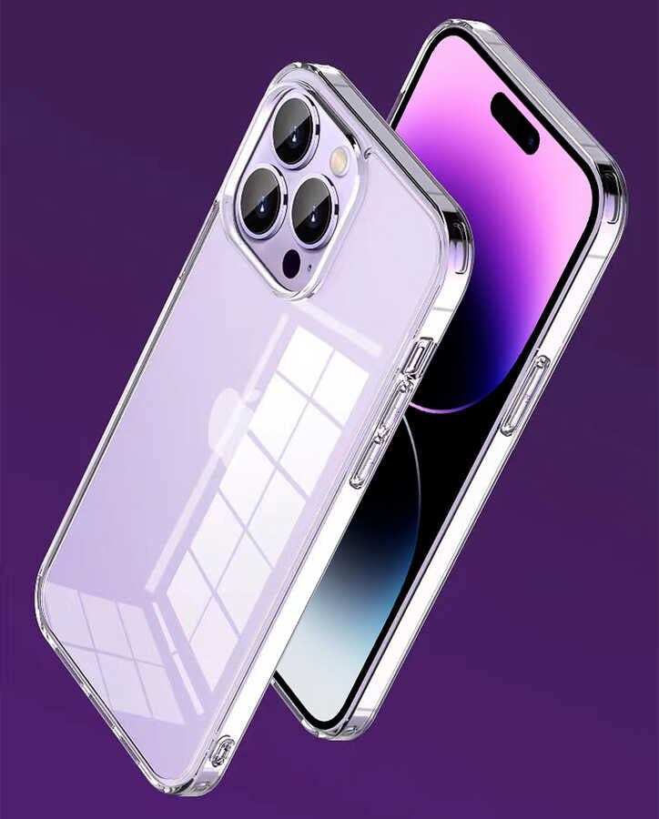 iPhone 14 Pro Kılıf Şeffaf Airbag Tasarımlı Wiwu ZCC-108 Concise Serisi Kılıf - 3