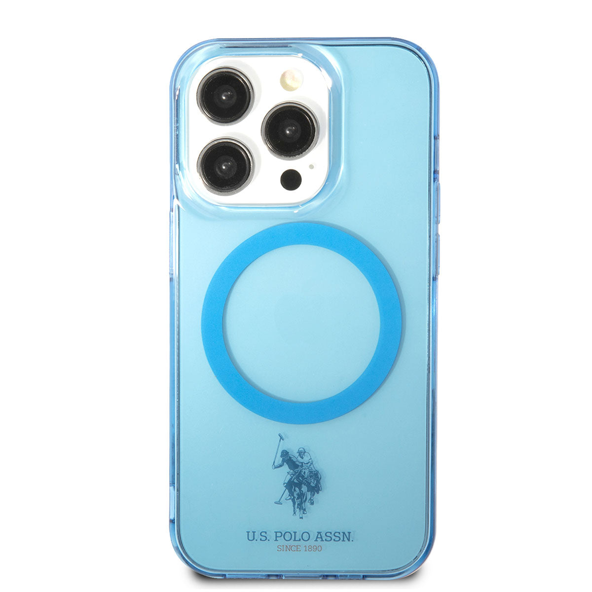 U.S. Polo Assn. iPhone 14 Pro Magsafe Şarj Özellikli Transparan Tasarım Telefon Kılıfı - 3