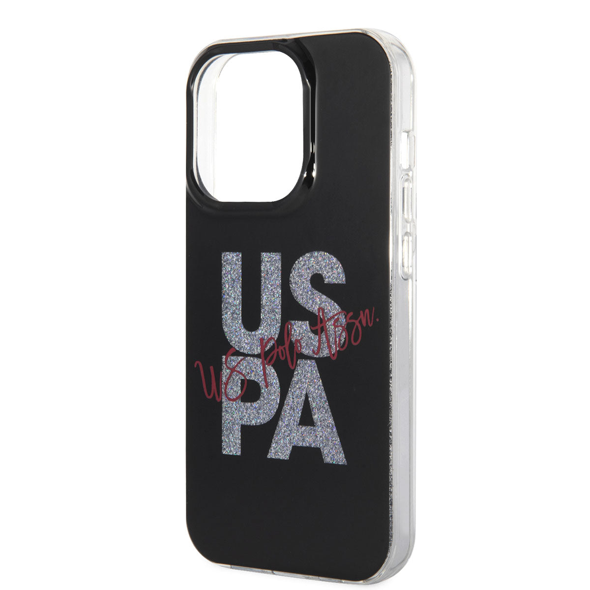 U.S. POLO ASSN. iPhone 14 Pro Simli Parlak Alfabe Tasarım Telefon Kılıfı - 6