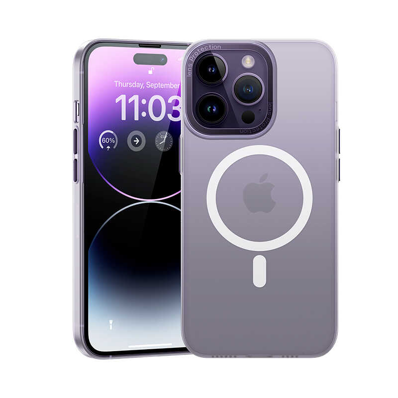 Benks Magnetik Haze iPhone 14 Pro Kablosuz Şarj Destekli Telefon Kılıfı - 11