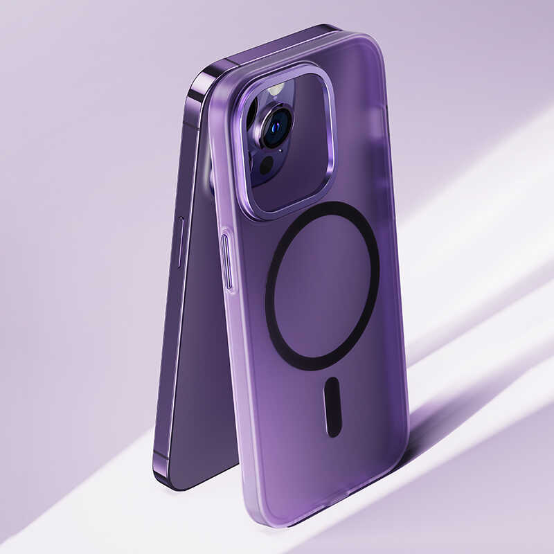Benks Yeni Seri Magnetik Haze iPhone 14 Pro Kılıf Kablosuz Şarj Destekli Telefon Kılıfı - 4