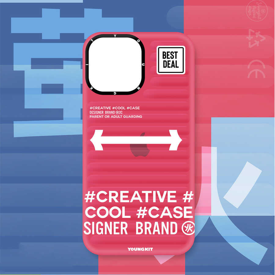 YoungKit Luggage FireFly Serisi iPhone 14 Pro Telefon Kılıfı - 5