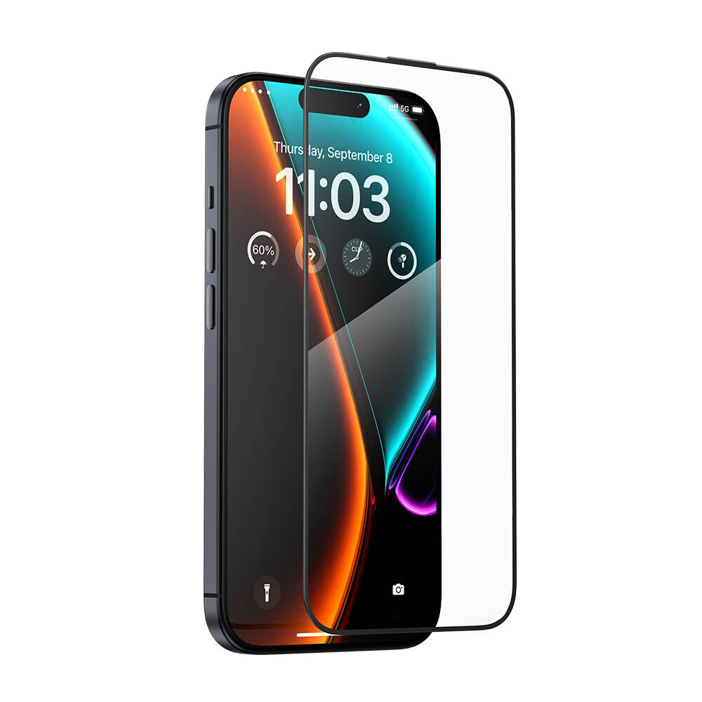 Benks Glass Warrior iPhone 14 Pro Max HD Cam Ekran Koruyucu + Kolay Uygulama Aparatlı