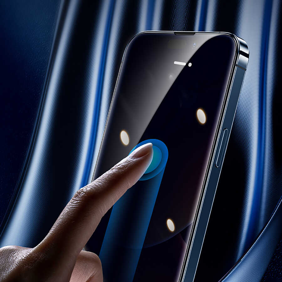 Benks Yeni Seri V Pro Plus iPhone 14 Pro Max Privacy Hayalet Ekran Koruyucu - 6