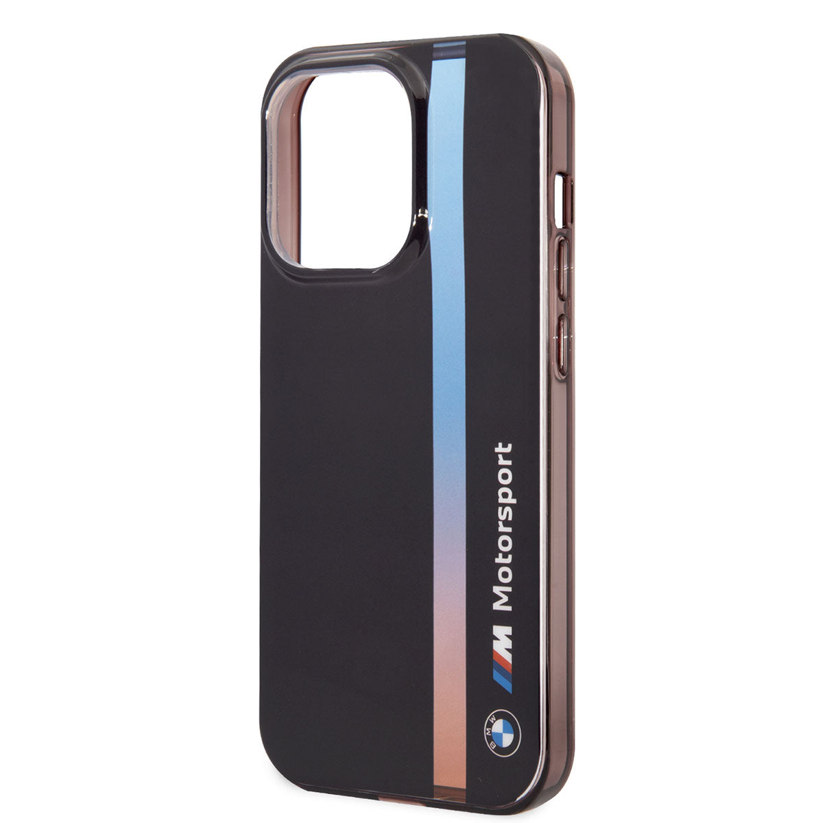 BMW iPhone 14 Pro Max Orjinal Lisanslı Renk Geçişli Çizgili Dizayn Telefon Kılıfı - 4