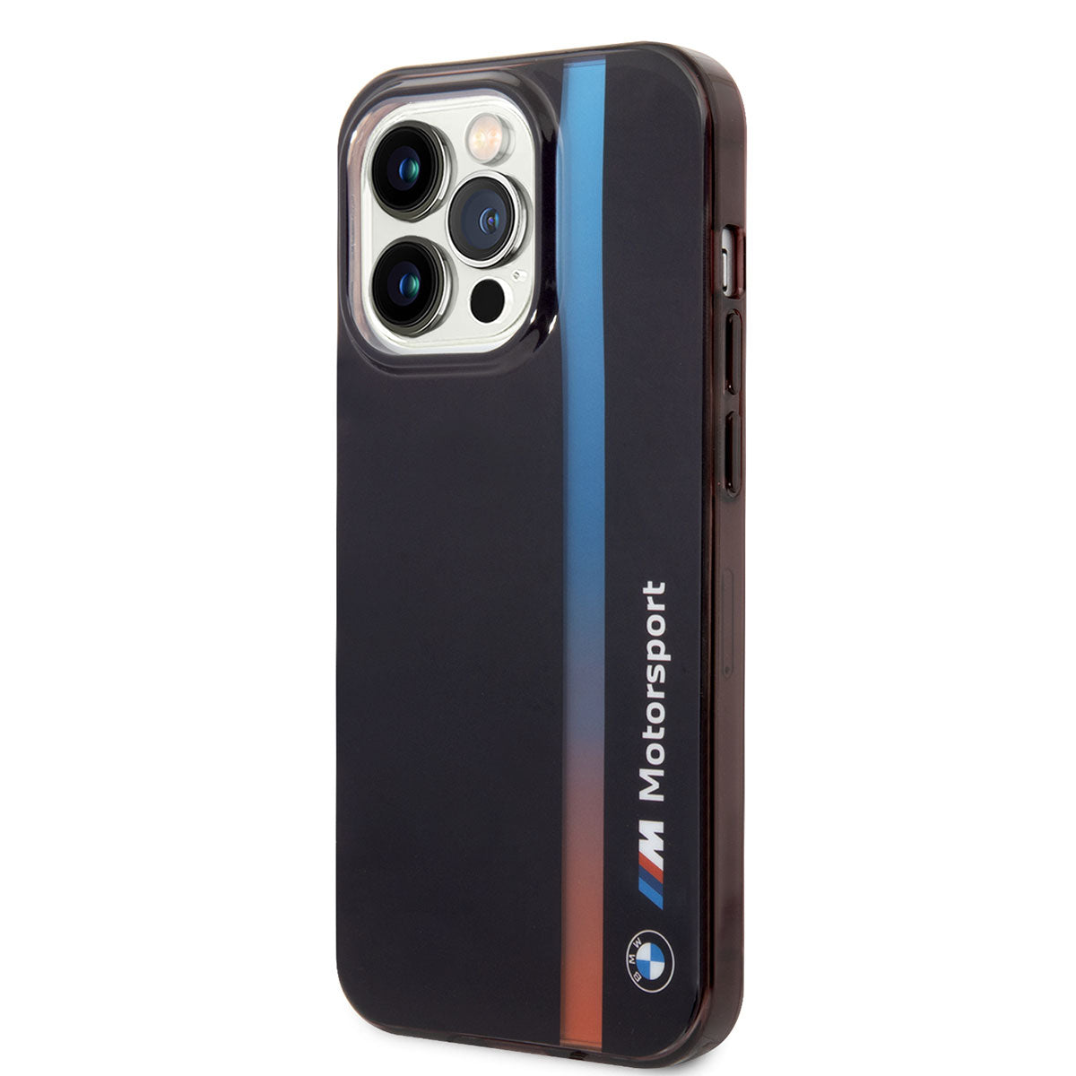 BMW iPhone 14 Pro Max Orjinal Lisanslı Renk Geçişli Çizgili Dizayn Telefon Kılıfı - 7