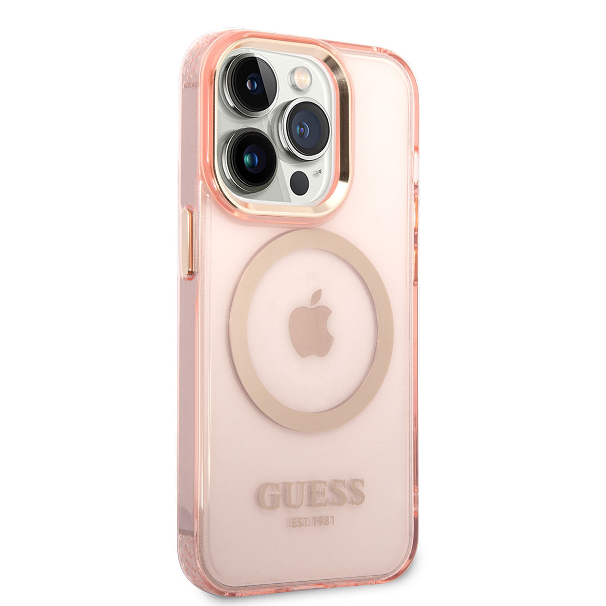 Guess iPhone 14 Pro Max Magsafe Şarj Özellikli Airbagli Dizayn Telefon Kılıfı - 4