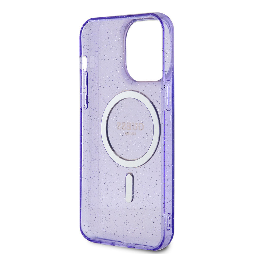 Guess iPhone 14 Pro Max Magsafe Şarj Özellikli Glitter Telefon Kılıfı - 8