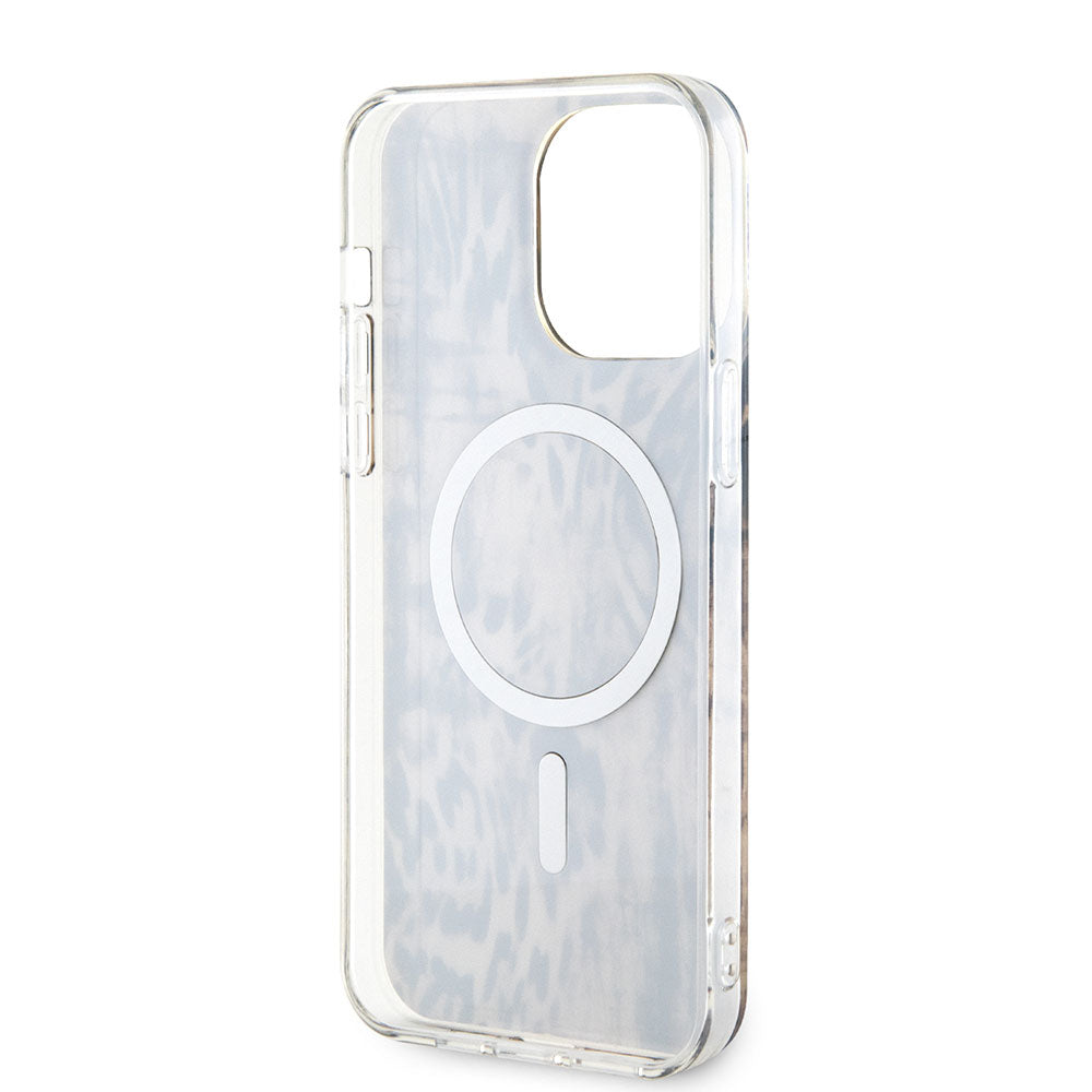 Guess iPhone 14 Pro Max Magsafe Şarj Özellikli Leopar Desenli Telefon Kılıfı - 7