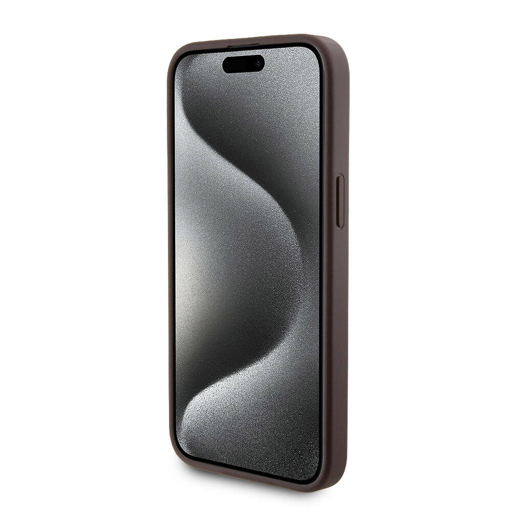 Guess iPhone 14 Pro Max Orjinal Lisanslı Magsafe Şarj Özellikli Yazı Logolu 4G Desenli Telefon Kılıfı + Powerbank 5000mAh 2in1 Set - 18