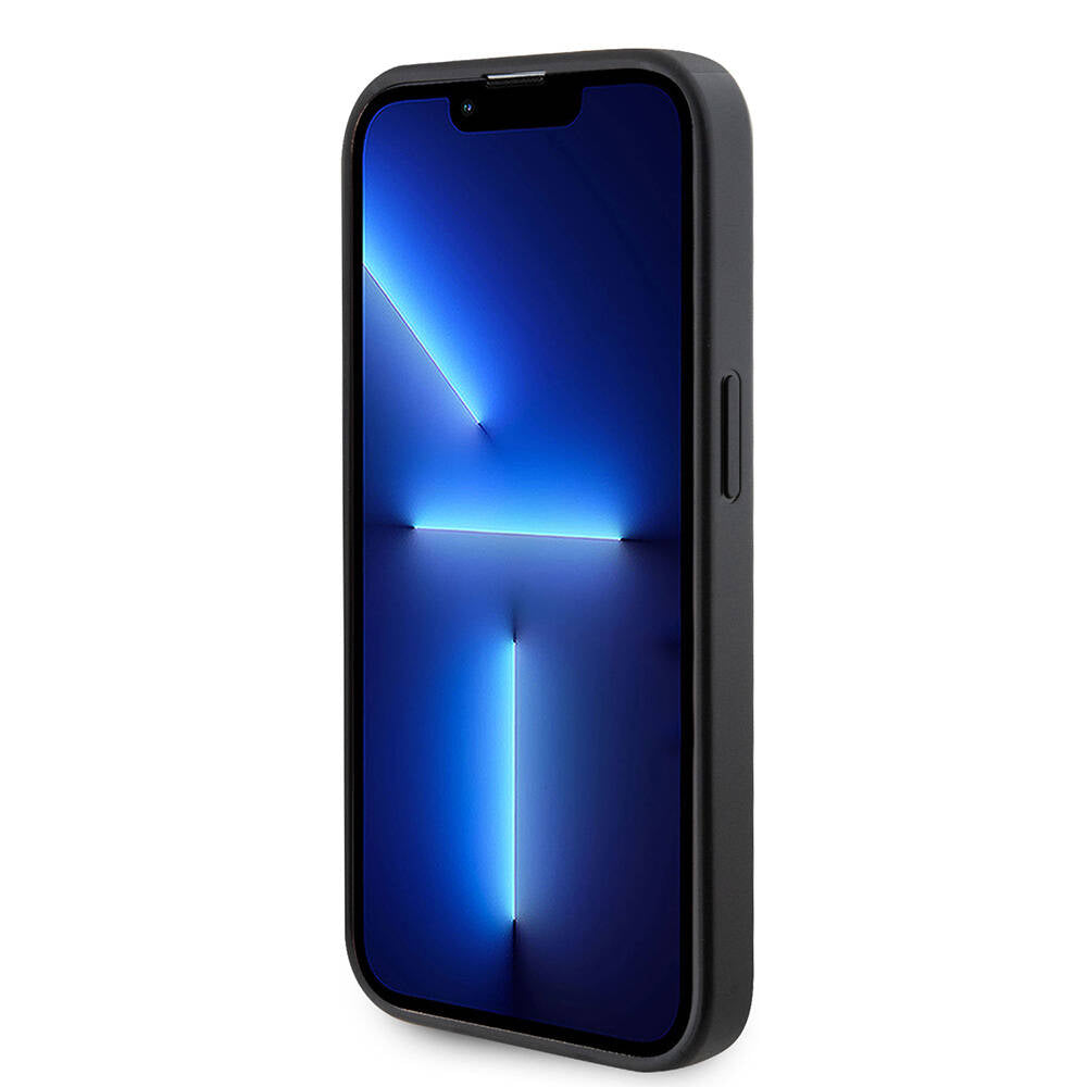 Guess iPhone 14 Pro Max Orjinal Lisanslı M-safe Şarj Özellikli Yazı Logolu Saffiano Kılıf
